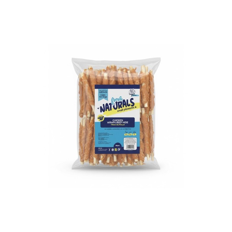Fresh Naturals tiras de pollo con palo bolsa 2kg
