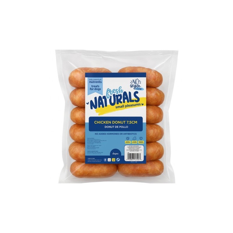 Fresh Naturals donut de pollo 7,5cm bolsa 1,9kg