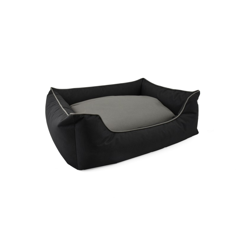 CUNA DESENFUNDABLE OUTDOOR NEGRO 80X70X25cm