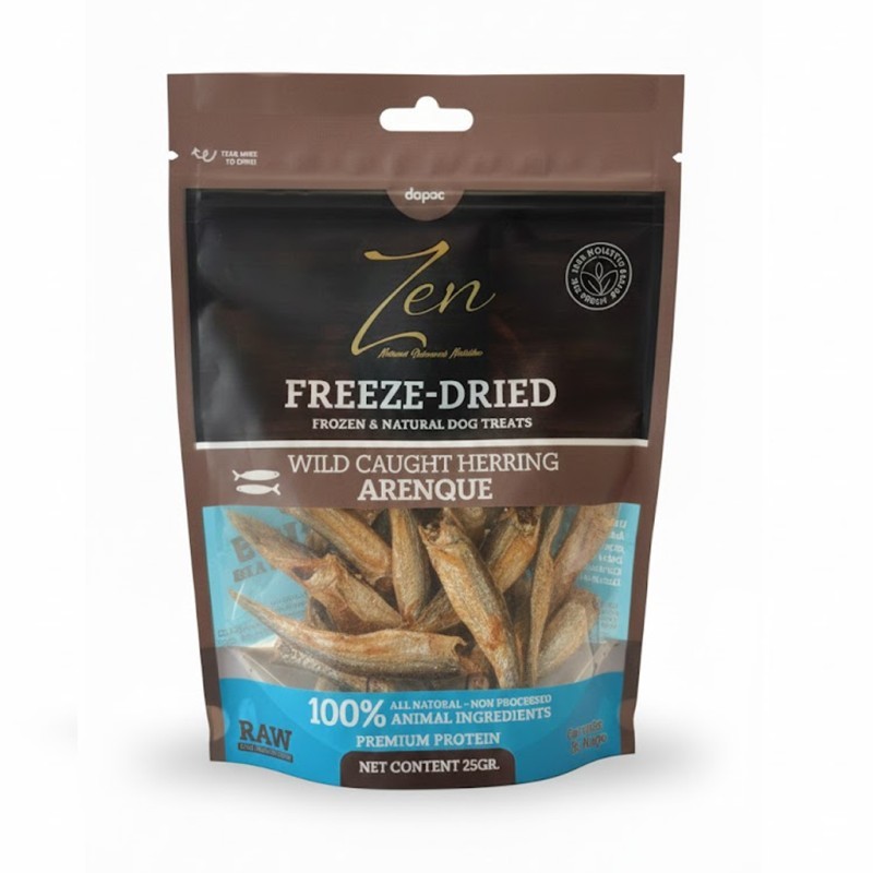 ZEN FREEZE DRIED ARENQUE LIOFILIZADO 25gr (5uds/caja)