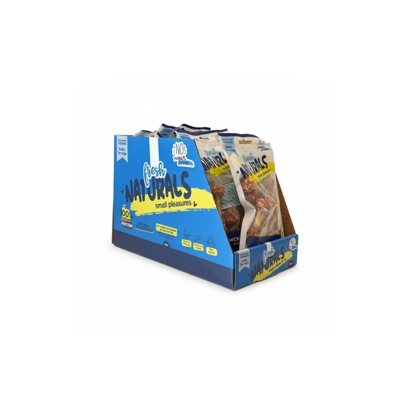 FRESH NATURALS CHICKEN DUMBBELL WITH RICE- HUESOS DE POLLO CON ARROZ 90gr (10uds/caja)