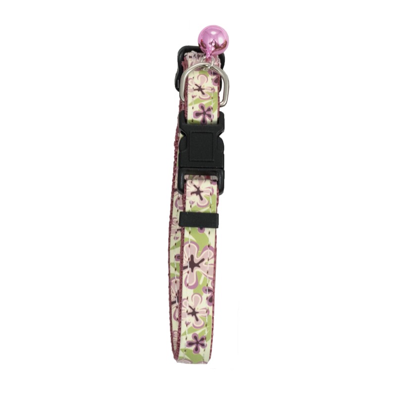 COLLAR GATO ENVY SPRING FUN PINK GLOW XS 10mmX 20-33cm NS