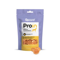 RECORD PROIN MEDALLONES DE POLLO Y MANZANA PARA PERROS 75 G (12uds/caja)