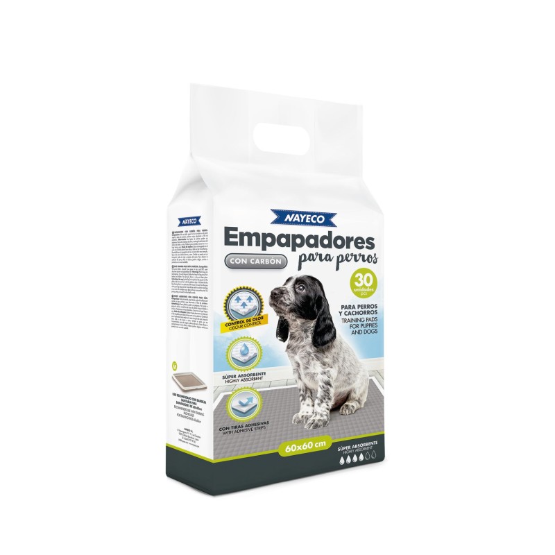 EMPAPADORES CON CARBON 60x60cm 30UDS