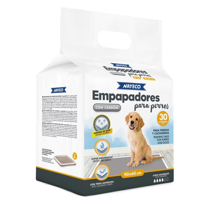 EMPAPADORES CON CARBON 60x90cm 30UDS