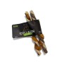 BOLSA ZEN SNACK TRENZA DE COLAGENO ENROLLADA CON POLLO Y PAVO 12cm - 80uds
