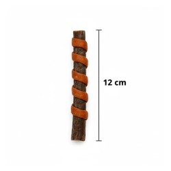BOLSA ZEN SNACK PALITO DE COLAGENO CON PULMON DE RES Y ENVOLTURA DE CARNE 12cm - 75 uds