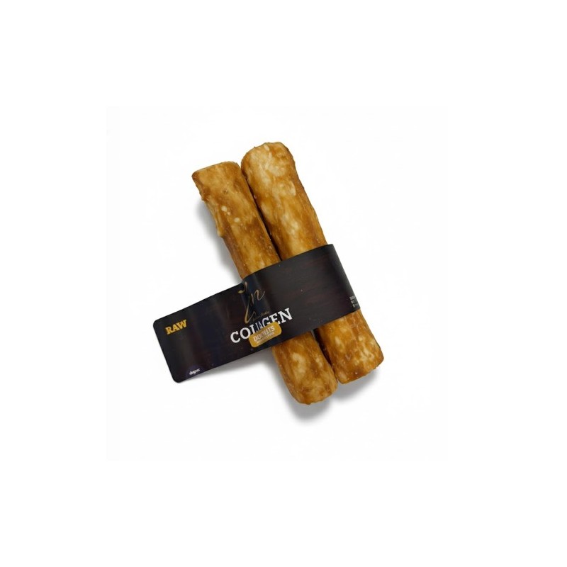 BOLSA ZEN SNACK  PALITOS MASTICABLES grandes COLAGENO CON POLLO 12,5cm - 28uds