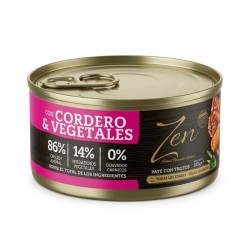 ZEN Paté perros CORDERO Y VEGETALES 185 gr. (24uds/caja)