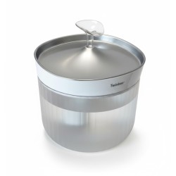 BEBEDERO FUENTE INTELIGENTE TWINBEE P300SU ACERO INOXIDABLE 2,5L