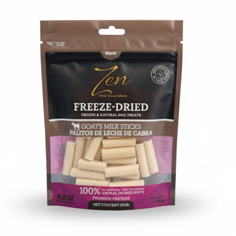 ZEN FREEZE DRIED PALITO LIOFILIZADO DE LECHE DE CABRA ORIGINAL 25g (5uds/caja)