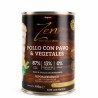 ZEN paté perros POLLO CON PAVO Y VEGETALES 400 gr (12uds/caja)