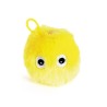 RECORD JUGUETE PARA GATO PELOTA DE PELUCHE SONORA  AMARILLA 6CM