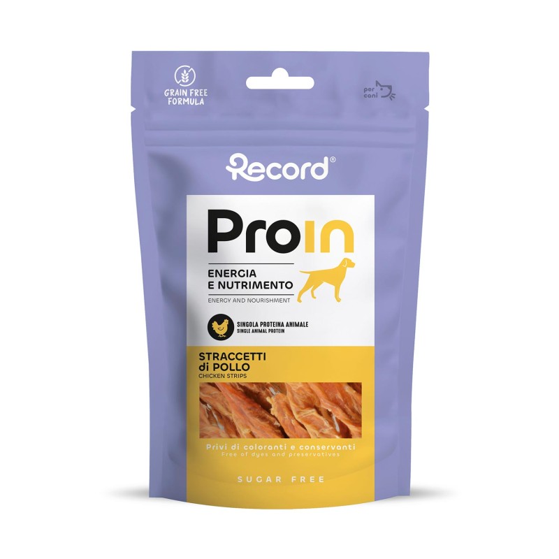 RECORD PROIN PECHUGAS DE POLLO PARA PERROS 75G (12uds/caja)