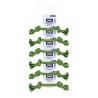 RISTRA CUERDA DENTAL BICOLOR 20cm-55gr VERDE (UMV 6uds) NS