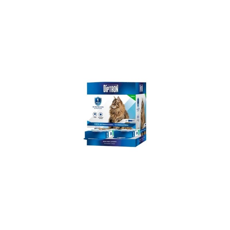 DIPTRON PIPETAS FIPRONILO GATO 0,5ML--CAJA 12 UDS