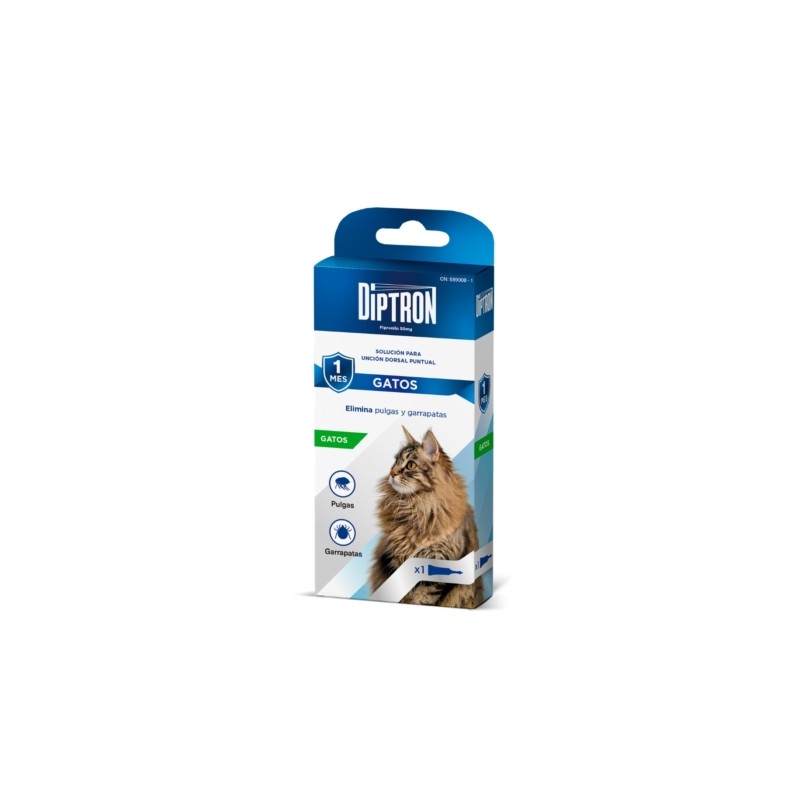 DIPTRON PIPETA FIPRONILO GATO 0,5ML--UNIDAD