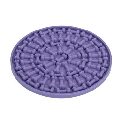RECORD ALFOMBRA PARA LAMER REDONDA LILA 15CM