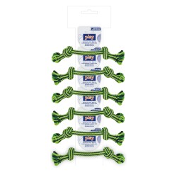 RISTRA CUERDA DENTAL BICOLOR 35cm-180gr VERDE (UMV 6uds) NS