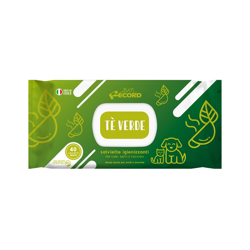 TOALLITAS DESINFECTANTES DE TÉ VERDE MAXI RECORD 40 uds