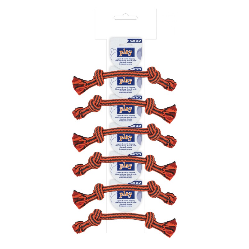 RISTRA CUERDA DENTAL BICOLOR 25cm-80gr NARANJA (UMV 6uds) NS