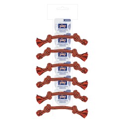 RISTRA CUERDA DENTAL BICOLOR 30cm-105gr NARANJA (UMV 6uds) NS