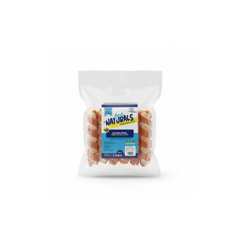 Fresh Naturals Espirales de Pollo 15 cm bolsa 1kg