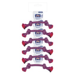 RISTRA CUERDA DENTAL BICOLOR 20cm-55gr ROSA (UMV 6uds) NS
