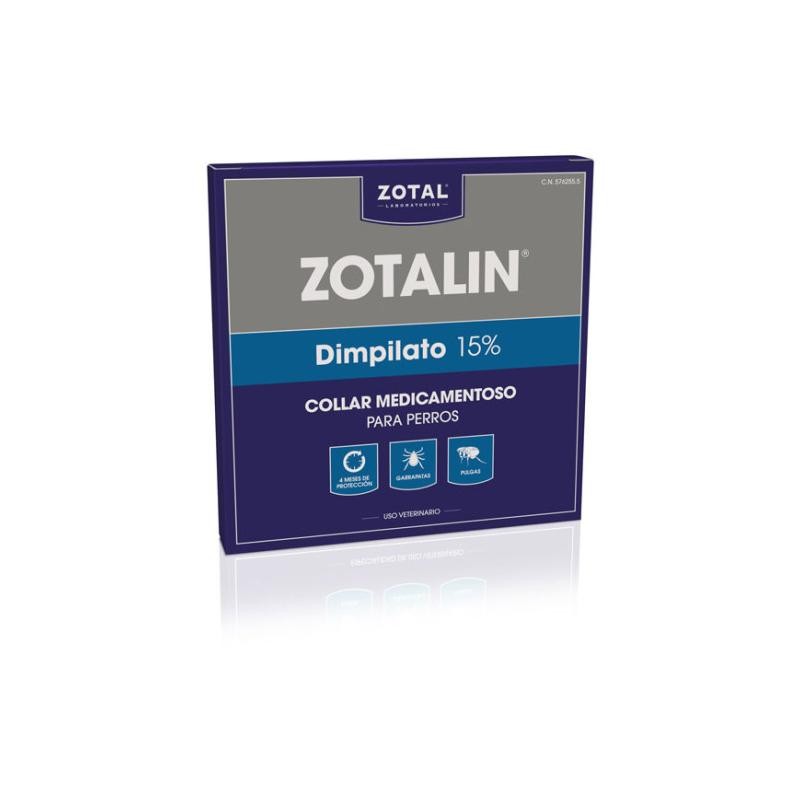 ZOTALIN COLLAR ANTIPARASITARIO PERROS 60CM (12 uds/caja)