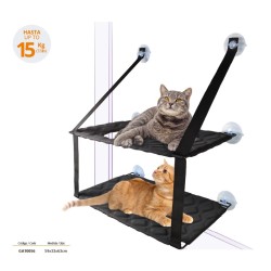 HAMACA GATO DOBLE  59x33x63cm