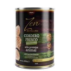 ZEN Paté perros CORDERO FRESCO MONOPROTEICO 400 gr. (24uds/caja)
