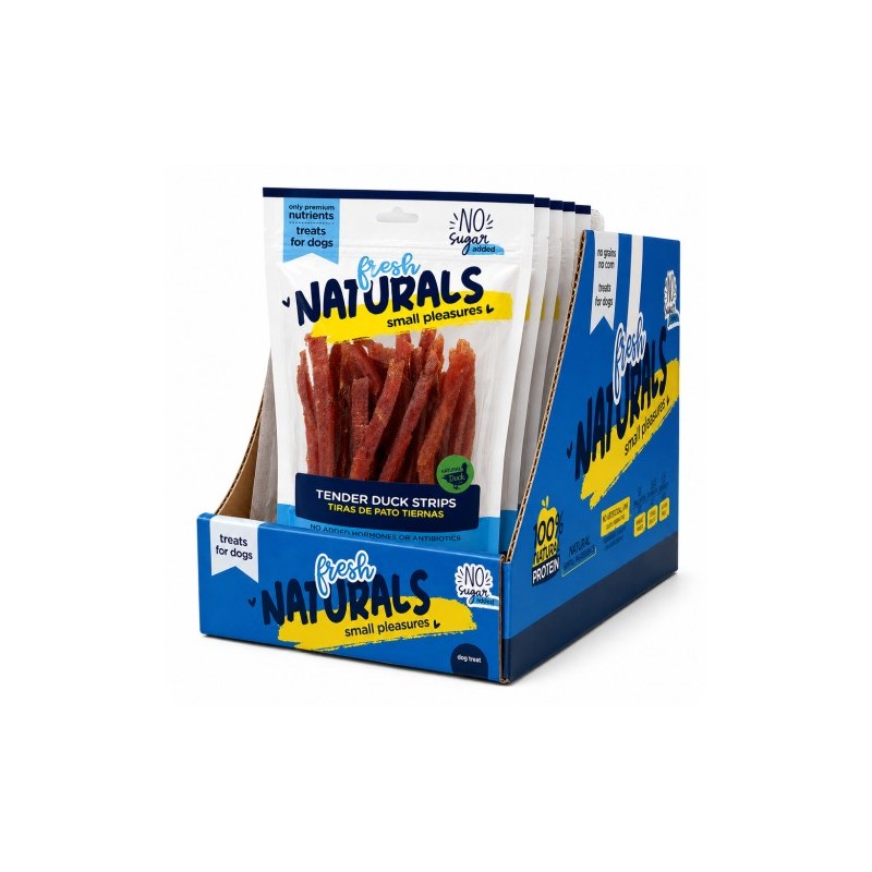 Fresh Naturals Tender Duck Strip - Tiras de pato tiernas 100gr. (10uds/caja)