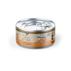 ZEN LUX CAT JELLY (gelatina) POLLO Y GAMBAS 70gr. (caja/ 24 uds)