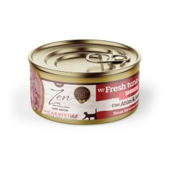 ZEN CAT LAMINAS ATUN Y JAMON EN SALSA 70gr. (caja/ 24 uds)