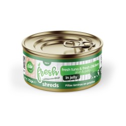 FRESH CAT ATUN Y POLLO EN GELATINA 70gr. (caja/ 24 uds)