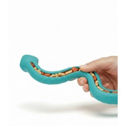 DOGGY MASTERS SERPIENTE DISPENSADORA 59cm AZUL (REF. DM-T2529PK)