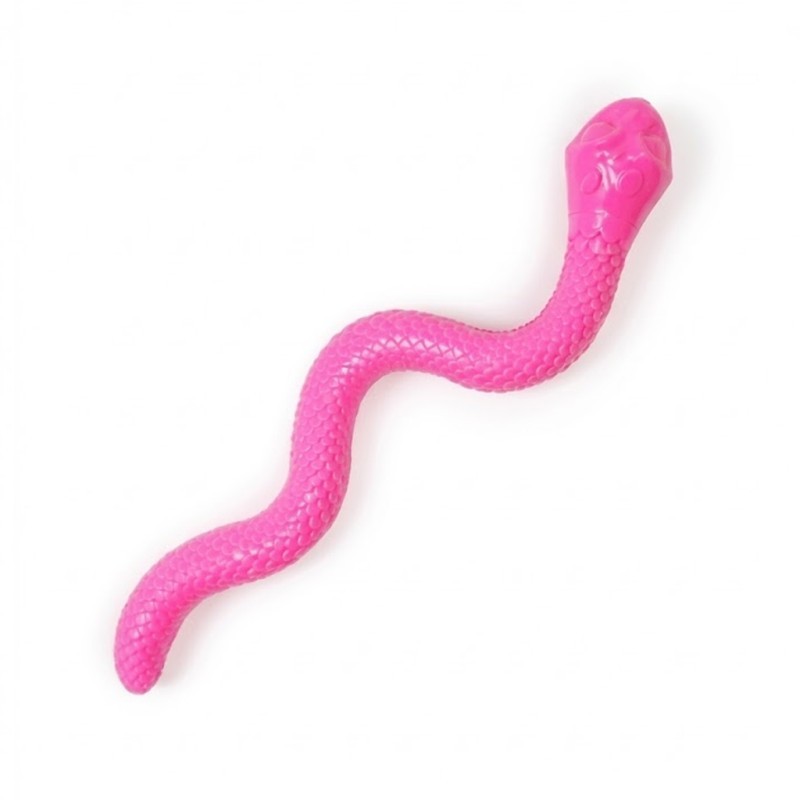DOGGY MASTERS SERPIENTE DISPENSADORA 59cm ROSA (REF. DM-T2528OR)