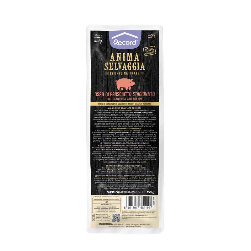 RECORD HUESO DE JAMÓN MEDIANO 150-260gr
