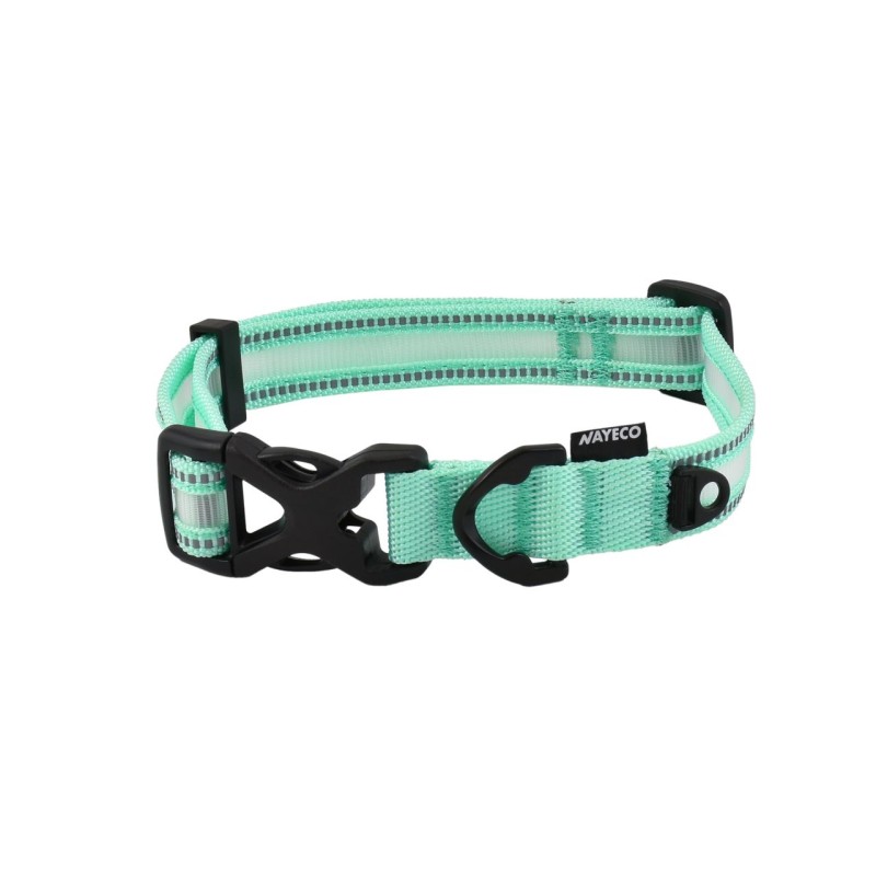 COLLAR AIR TURQUESA 25mm x 40-66cm
