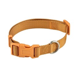 COLLAR BASIC MOSTAZA 15mm x 33-40cm
