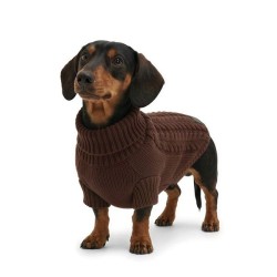 JERSEY PUNTO TRENZA CHOCOLATE 25CM