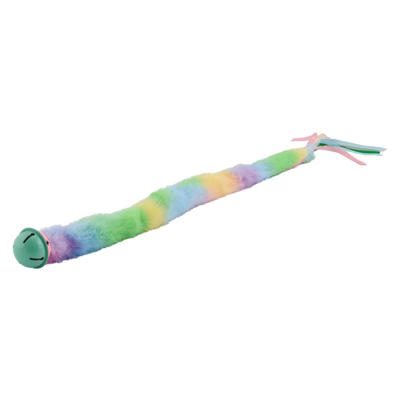 TIRA CON CASCABEL RAINBOW 50cm (UMV 2uds.)