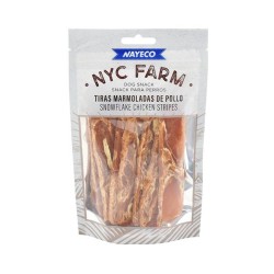 NYC FARM TIRAS MARMOLADAS DE POLLO 12cm 80gr (15uds/caja)