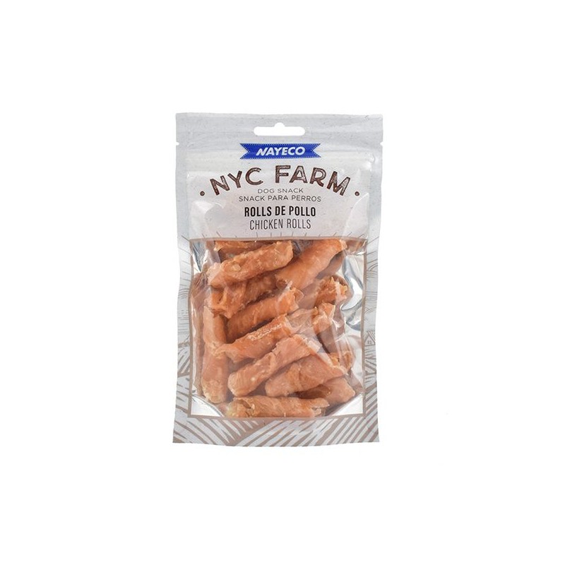 NYC FARM ROLLS DE POLLO 80gr (10uds/caja)