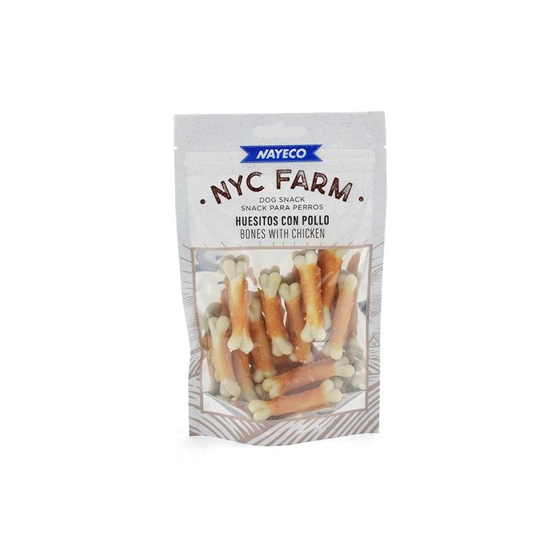 NYC FARM HUESITO CON POLLO 6cm 80gr (12uds/caja)